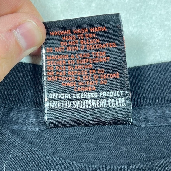 Harley Davidson Vintage Made in Canada Steve Drane 1996/2001 Insane Print Shirt - Picture 8 of 11